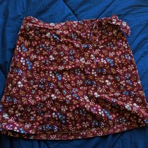 floral skirt